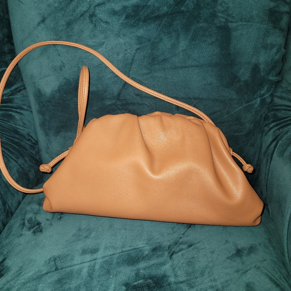 Dumpling Ruched Purse Crossbody clutch